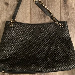 Tory Burch Marion quilted tote authentic
